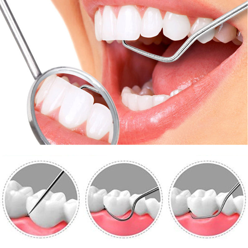 Set de cure-dents en acier inoxydable