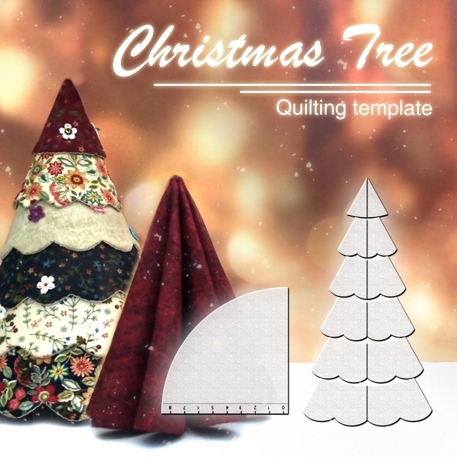 Fabulous Sewing Gorgeous Christmas Tree Template Set