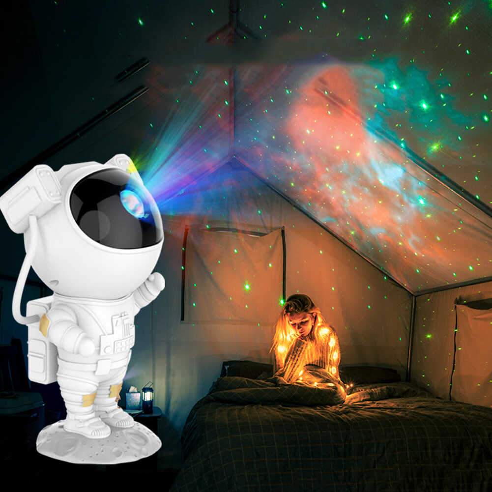 Generic Projecteur LED Ciel Étoilé Romantique à 2 Têtes, Lampe de 5V, USB,  62 Galaxies à prix pas cher